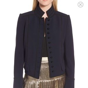 NWT LEWIT Military Detail Jacket